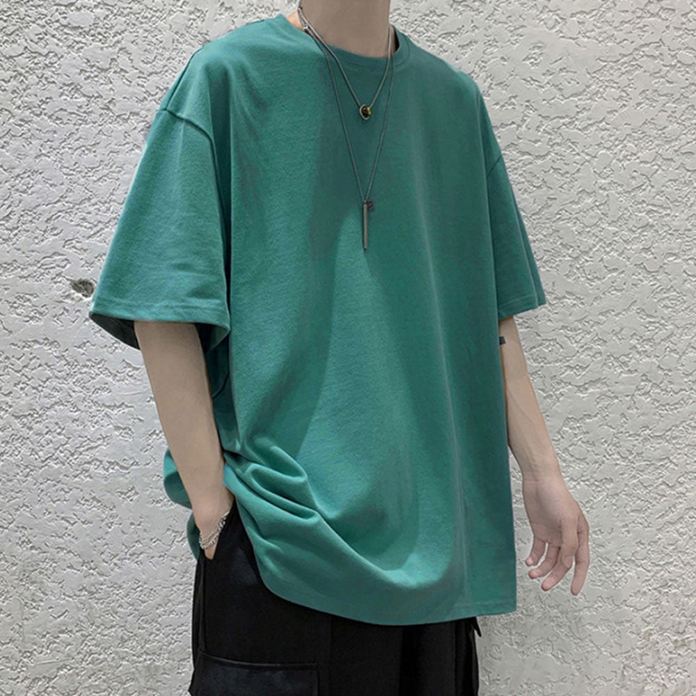 Oversized Elbow length Sleeve Blank T shirt DAXUEN oversized-elbow-length-sleeve-blank-t-shirt-daxuen