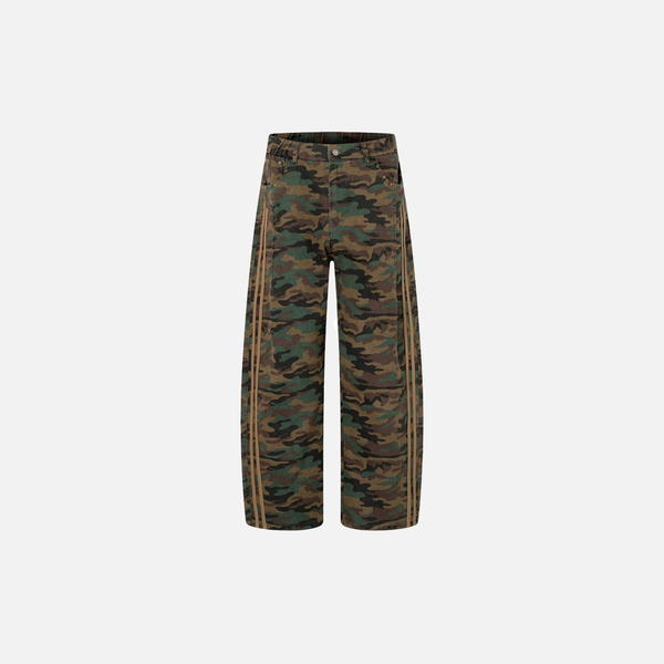 Rugged Loose Camouflage Style Outdoor Mountain Jeans