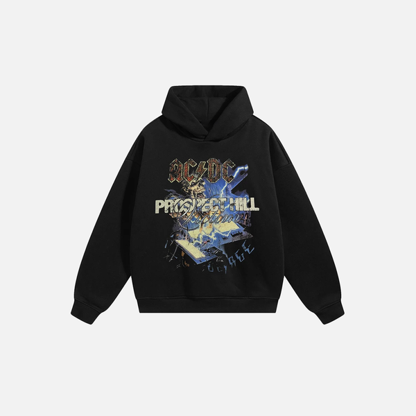 Streetwear Skull Graphic Hip Hop Hoodie