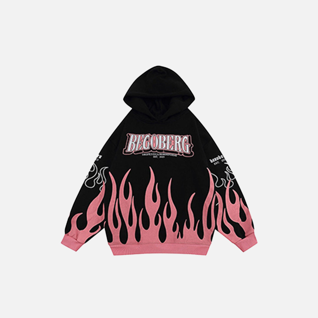 Vintage Fire Hoodie DAXUEN