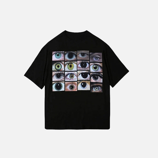 T-Shirt mit „Open Your Eyes“-Aufdruck