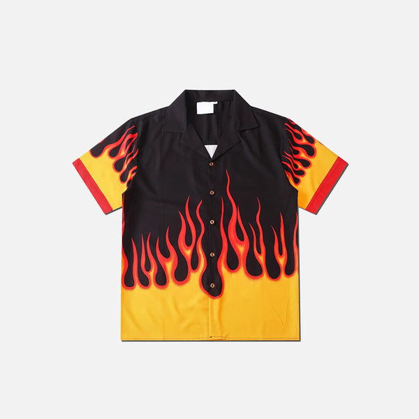 Vintage Hawaiian Flame Shirt
