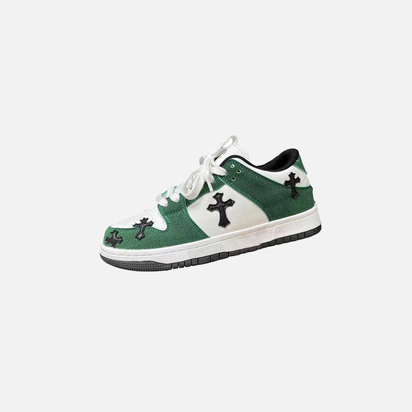 Green Cross Sneakers