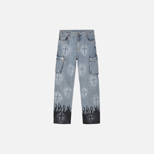 Inflame Cross Jeans