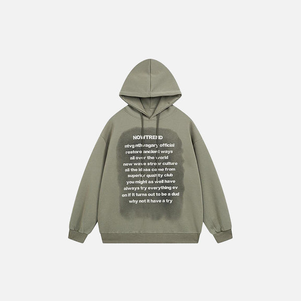 "Now Trend" Poem Hoodie