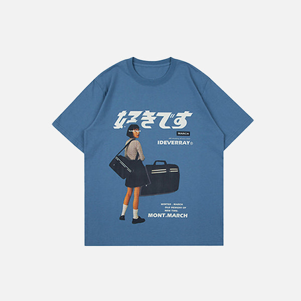 90er Retro japanisches T-Shirt