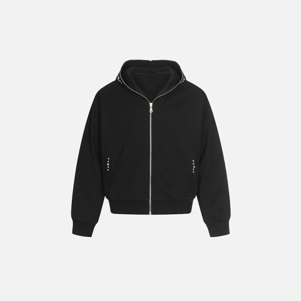 Athletic Emerald Shark Hooded Sweatshirt