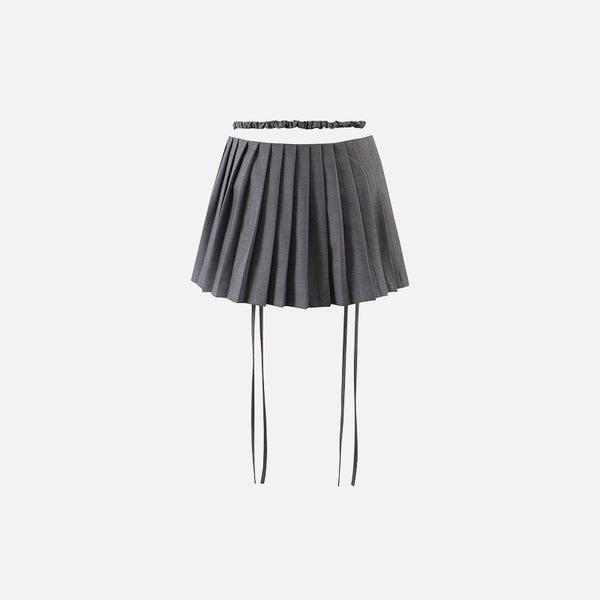 Split Sexy Pleated Mini Skirts