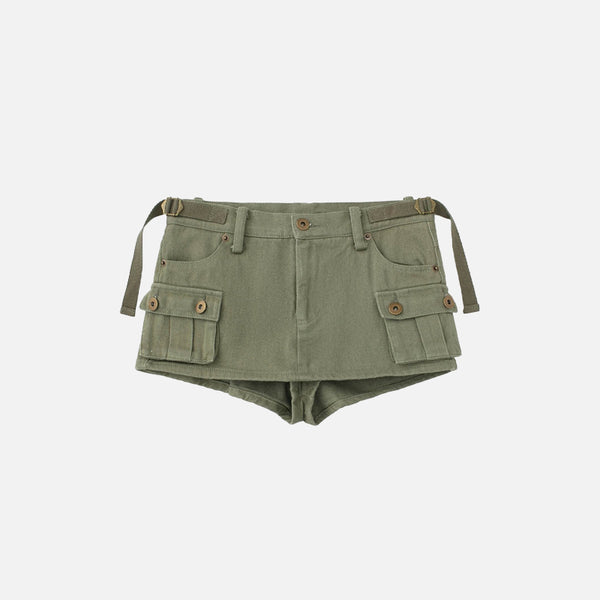 Pockets Short Skirt