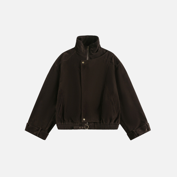 Effortless Chic Punk Vibe Loose Fit Jacket