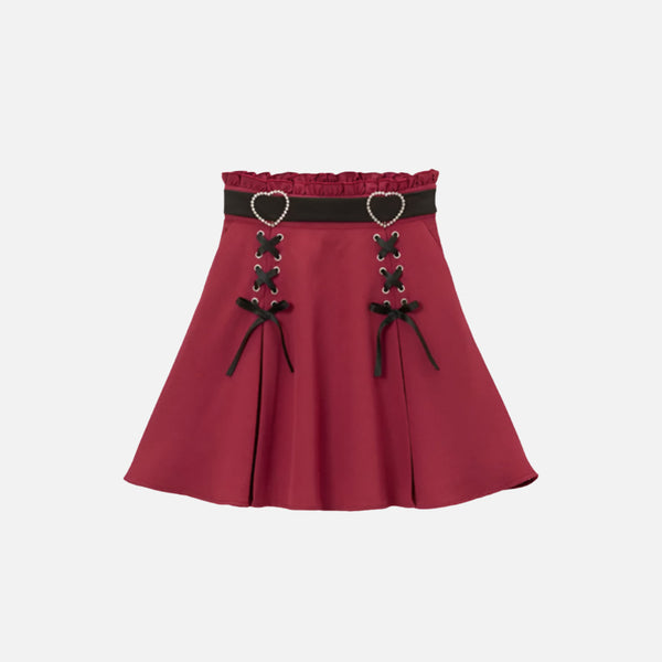 Sweet Girl High Waist Bandage Skirt