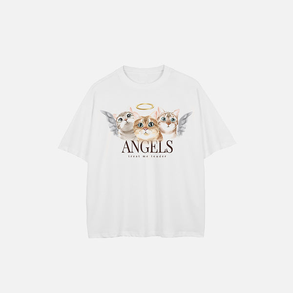 Angel Cats Oversized T-Shirt