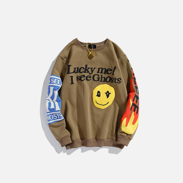Bts Lucky Me Ghost Sweatshirt Lucky Me I See Ghosts Hoodie