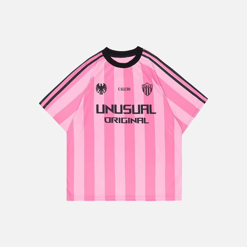 Striped Oversized Sport Style T shirt DAXUEN striped-oversized-sport-style-t-shirt-daxuen