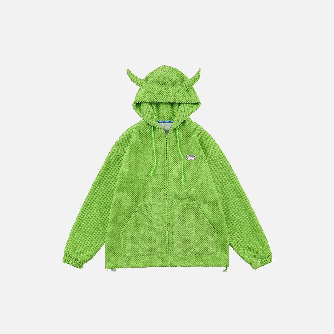 Demon top horn hoodie