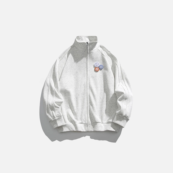 Oversize Dot Vintage Sweatshirt