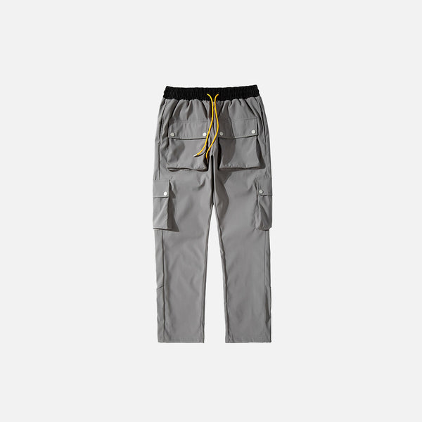 Side Breasted Cargo Pants
