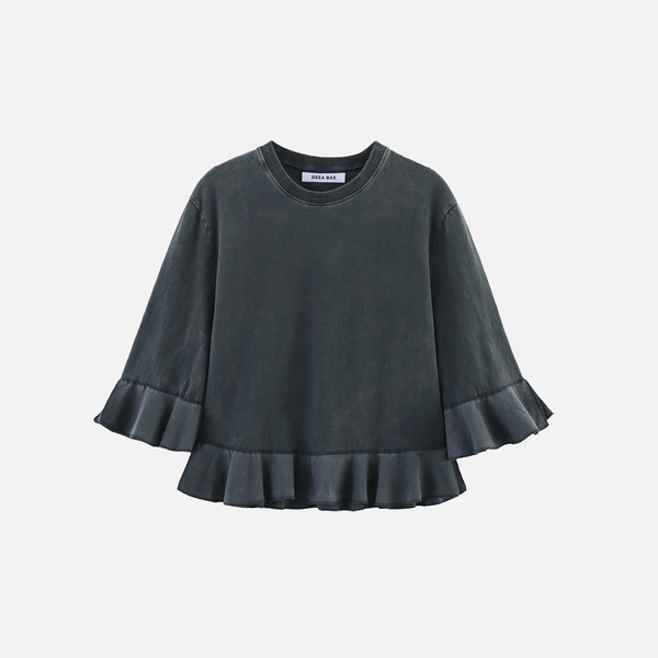 Spring Korean Double Layers Women's Sweatshirt