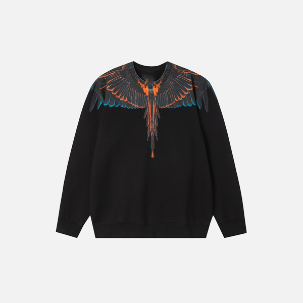 Premium Marcelo Burlon Wings Print Sweatshirt