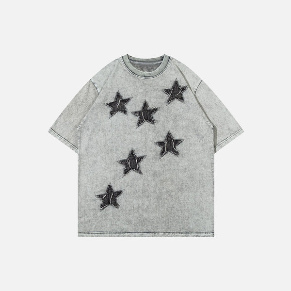 Y2K Vintage Stars T-shirt