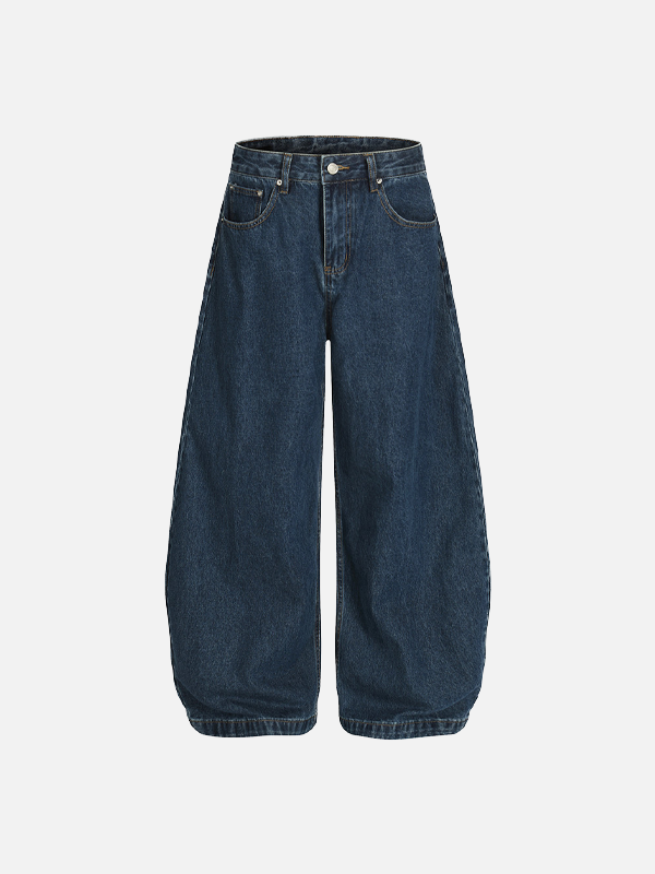 Breathable Streetwear Wide Leg High Waist Jeans