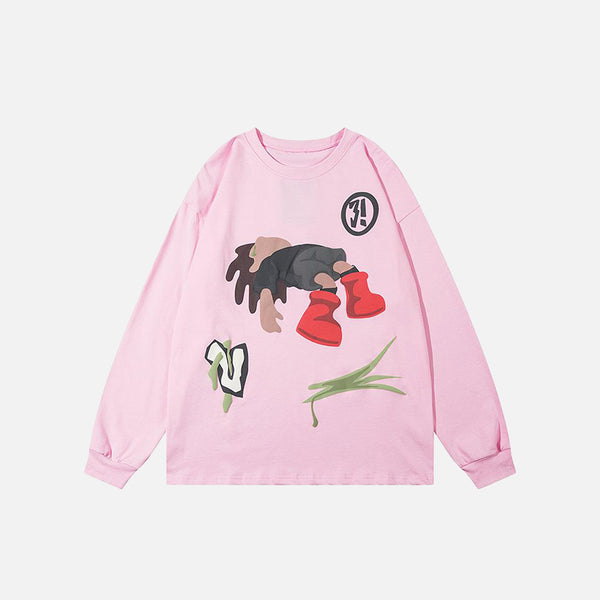 Ascending Graphic Print Sweatshirt