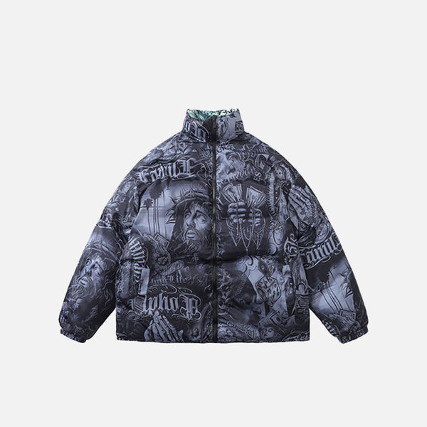 Reversible Color Puffer Jacket