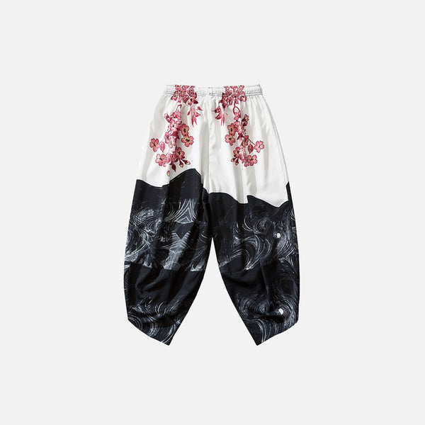 Japanese Flowers Pants