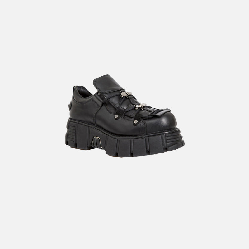 Platform Black Shoes