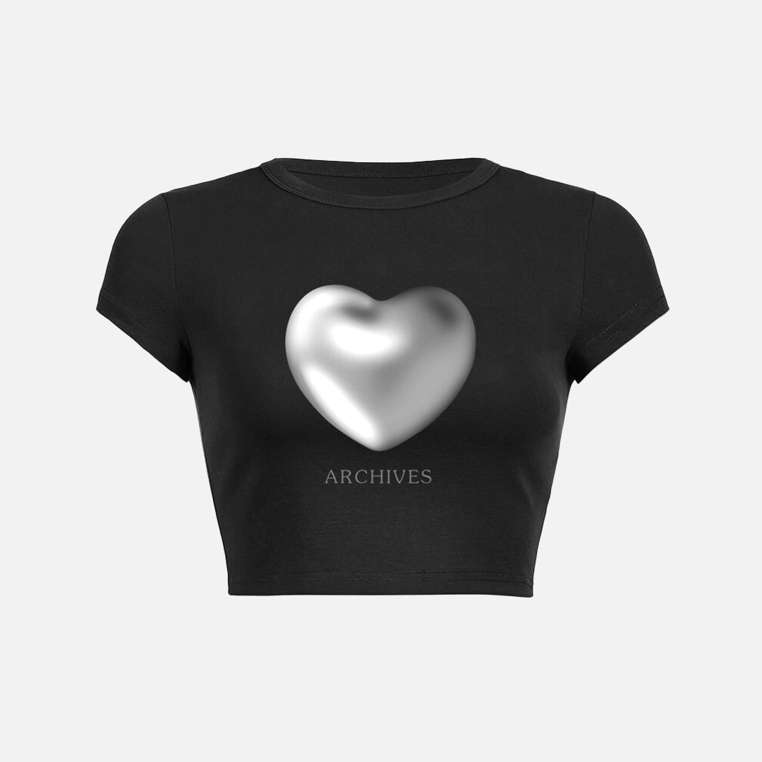 O-Neck Baby Crop Top