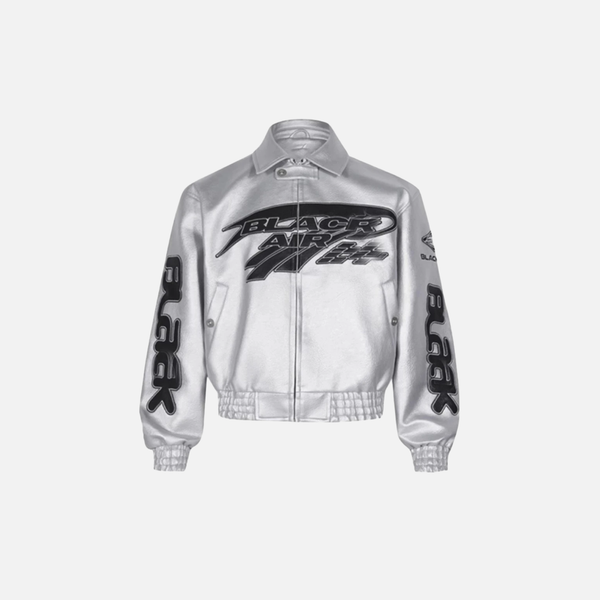 Durable Retro Hip Hop Racing PU Leather Jacket