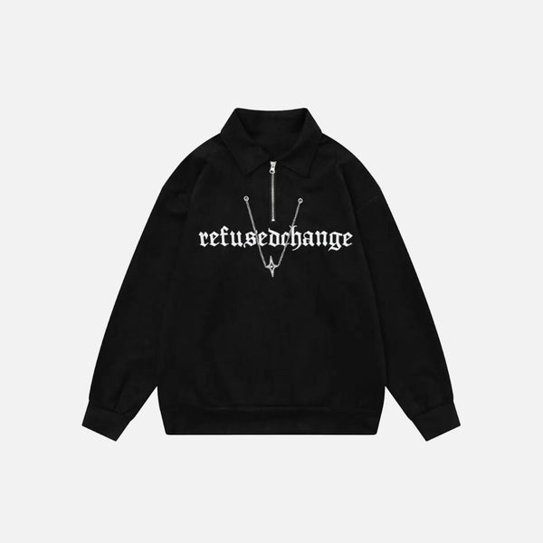 Loose Y2K Letter Sweatshirt