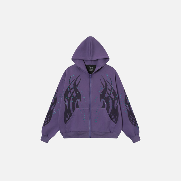 Rhinestone Oversized Hip Hop Diamond Sweatshirt