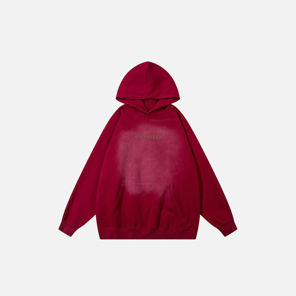 Washed Solid Color Hoodie