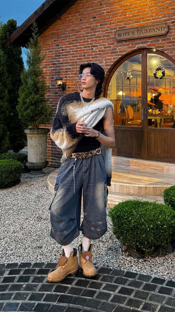 Urban Distressed Cargo Jorts