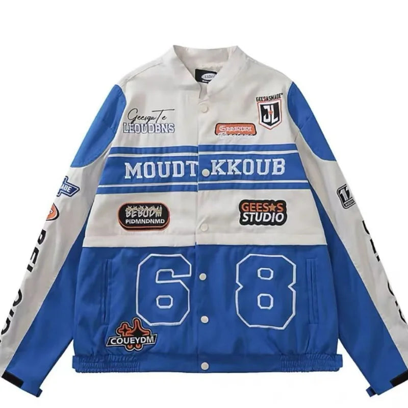 Autumn Streetwear Vintage Varsity Bomber Jacket – DAXUEN