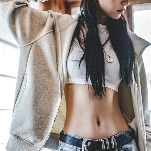 Thickened Fleece Warm Hooded Sweatshirt