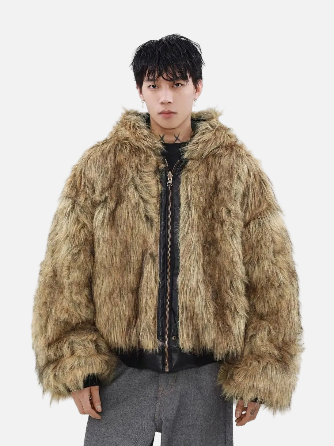 REVERSIBLE FUR JACKET main image 0