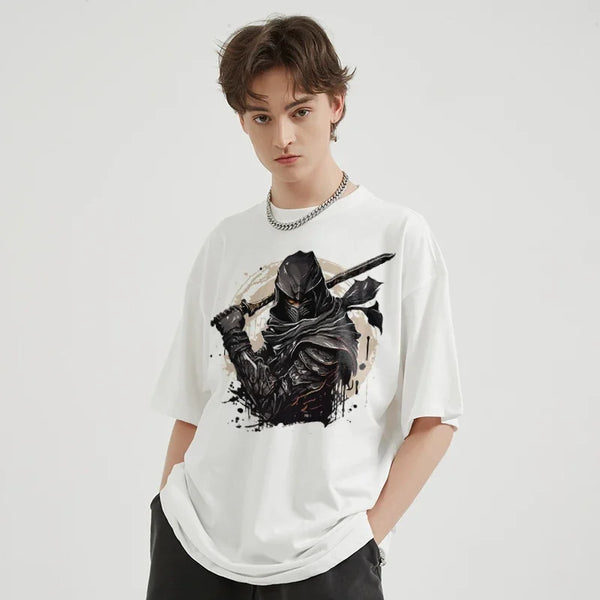 Japanese Ninja Graphic T-shirt