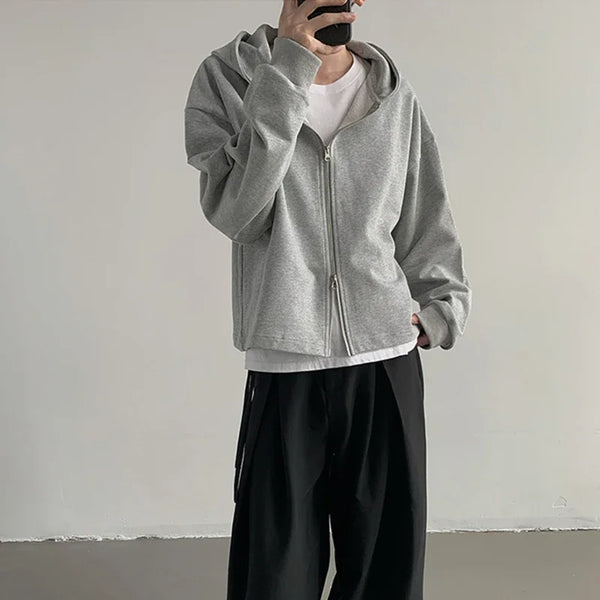 Coole, bequeme, gemütliche koreanische Sweatshirts mit Reißverschluss