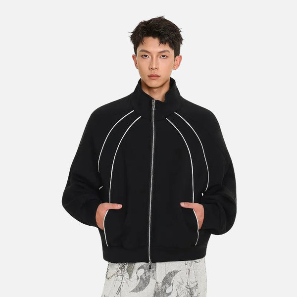 Y2K Retro American Stand Up Collar Sweatshirt