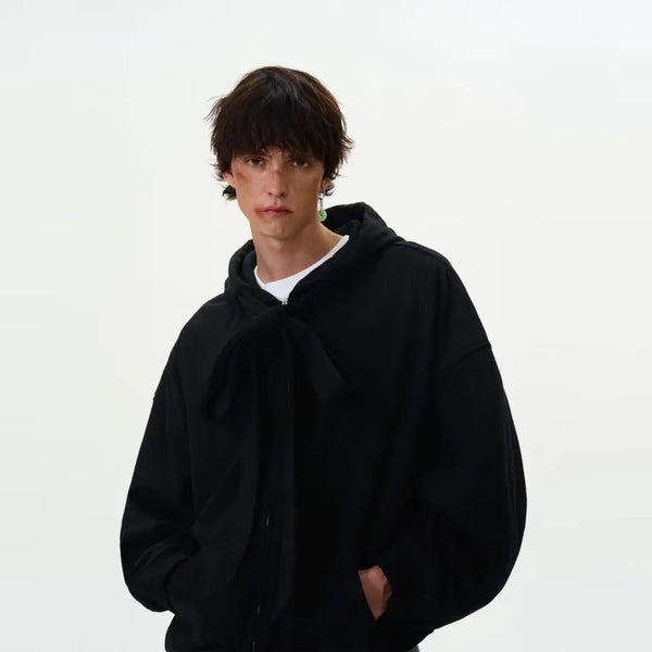 Lässiges Sweatshirt im Streetwear-Stil mit stylischem Riemendesign