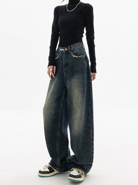 Vintage High Waist Women's Jeans – DAXUEN