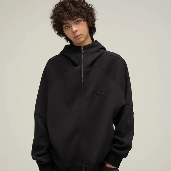 Punk Oversized Sweatshirt mit Buchstabenstickerei