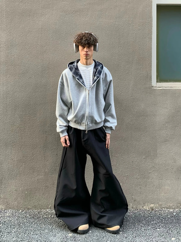 Müheloses Kapuzen-Sweatshirt im amerikanischen Retro-Stil