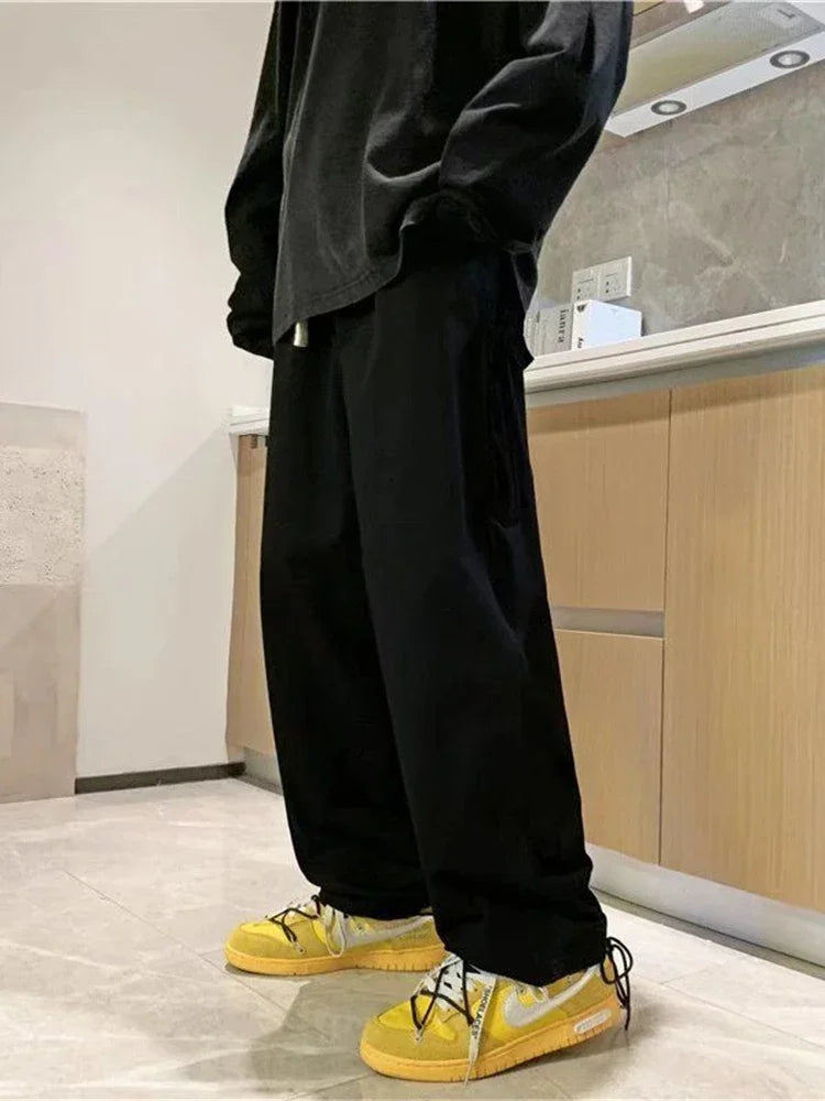 Model wearing the black Cargo Chic Pants