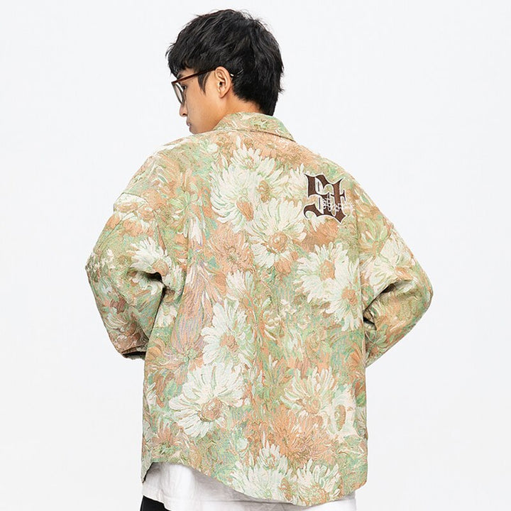Daisy Flowers Floral Print Jacket – DAXUEN