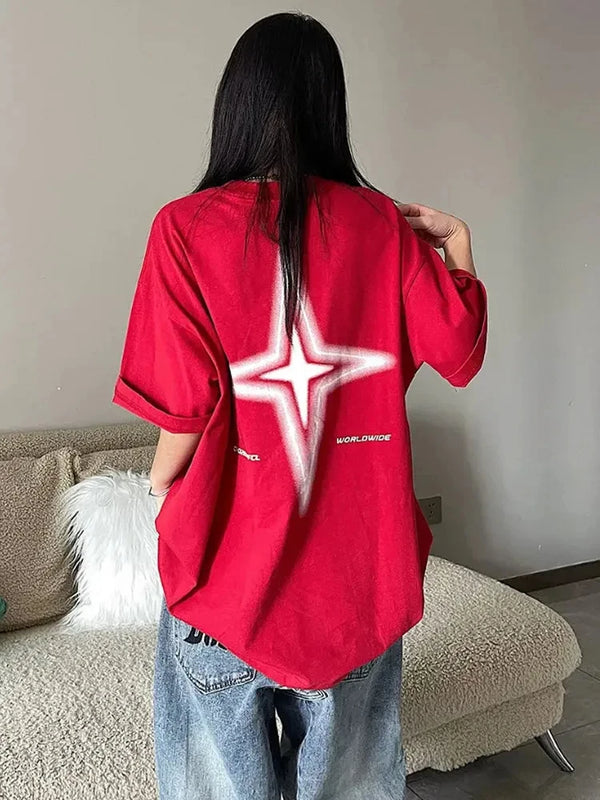 Vintage Star Kpop Short Sleeve T-shirt