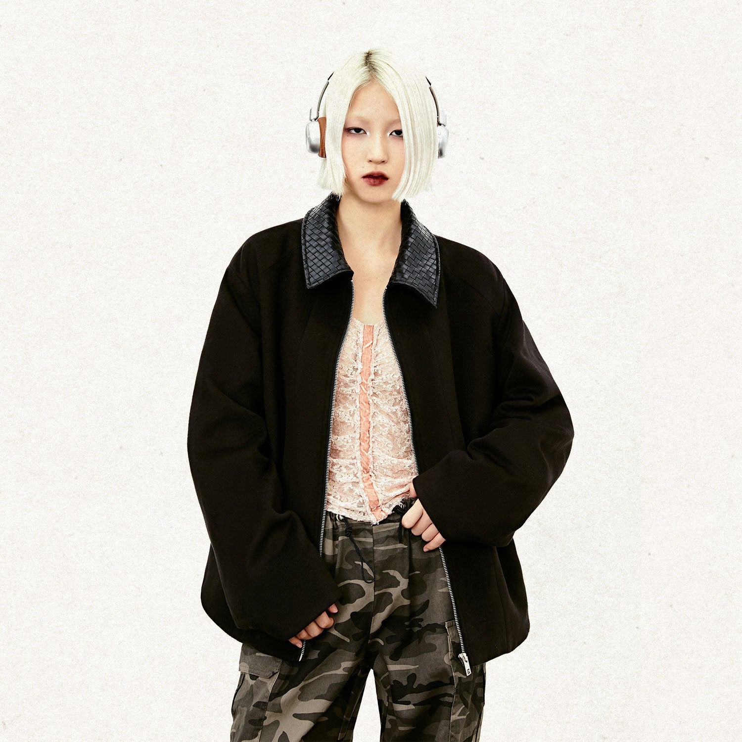 Loose Solid Color Padded Jacket – DAXUEN