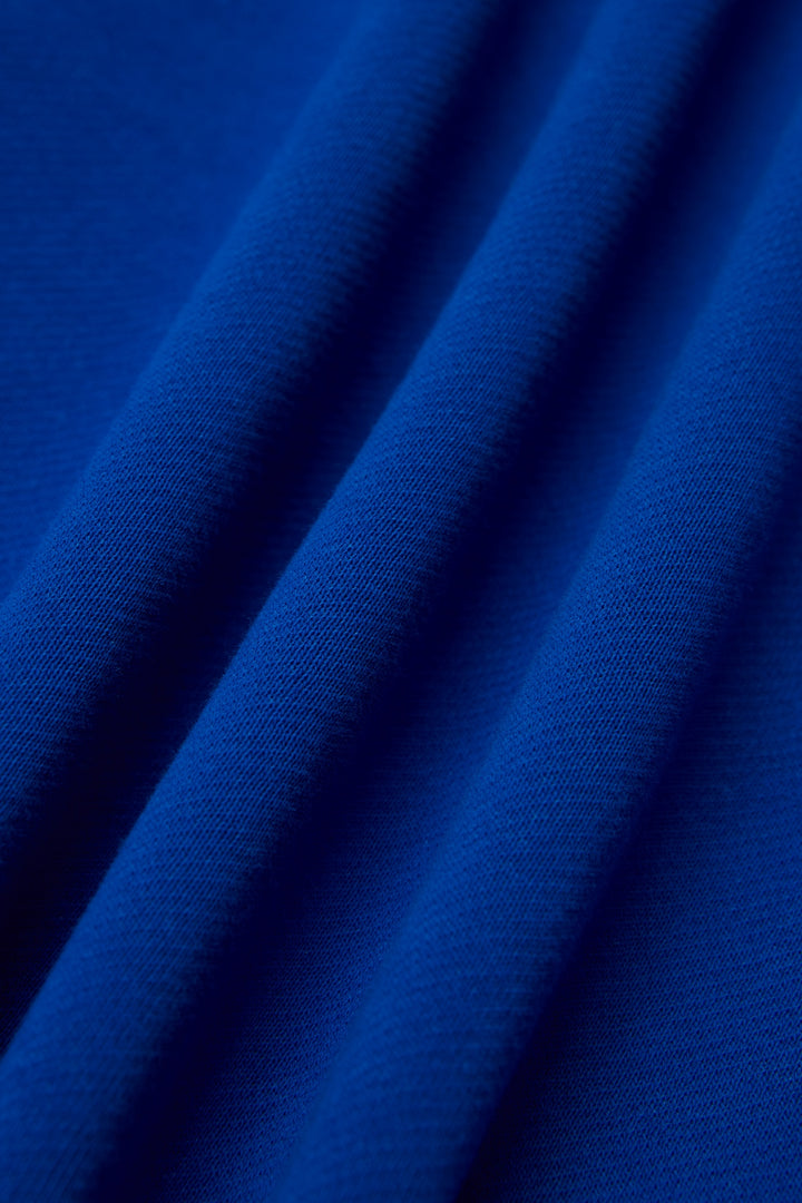 Blue hoodie fabric
